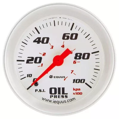 Equus 2-5/8" Mechanical Oil Pressure Gauge E8444