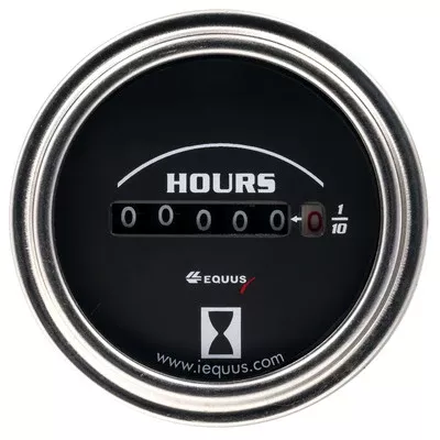 Equus 2" Chrome Hourmeter E7210