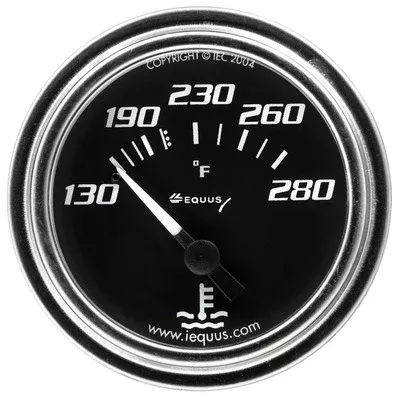 Equus 2" Chrome Mechanical Water Temperature Gauge E7232
