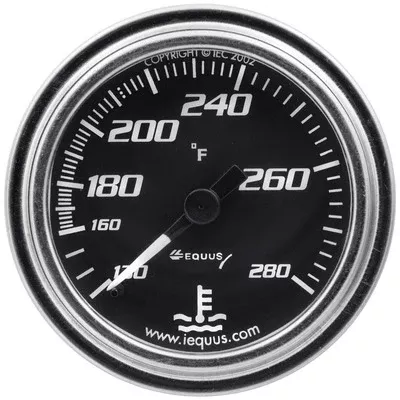 Equus 2" Chrome Mechanical Water Temperature Gauge E7242