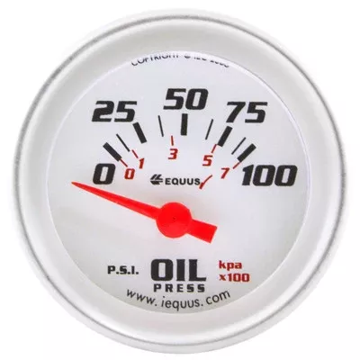 Equus 2" Electric Oil Pressure Gauge E8264