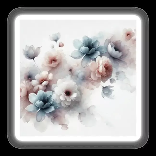 Ethereal Blossoms – Floating Floral Watercolors