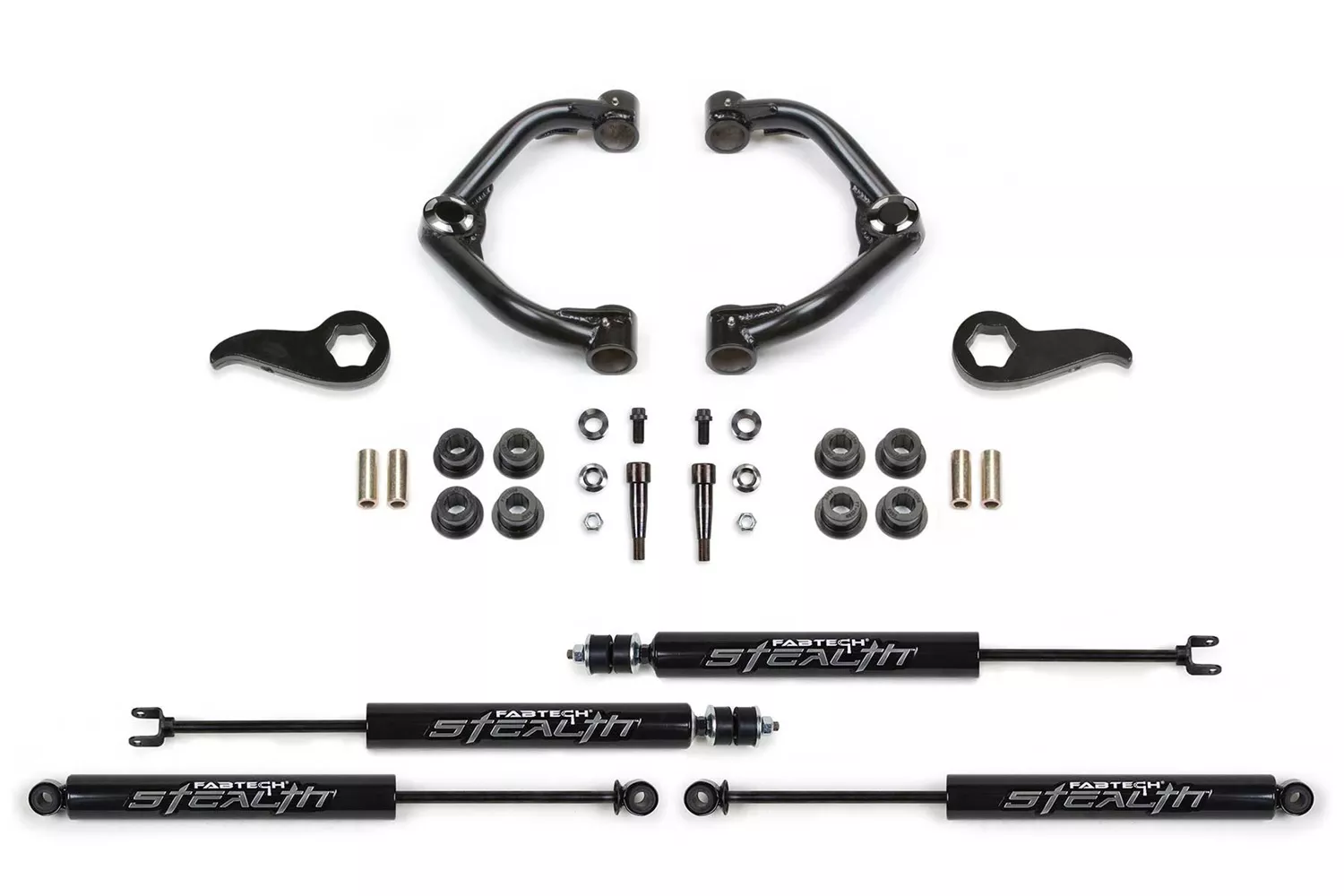 Fabtech K1155M Uniball UCA Lift System w/Shocks