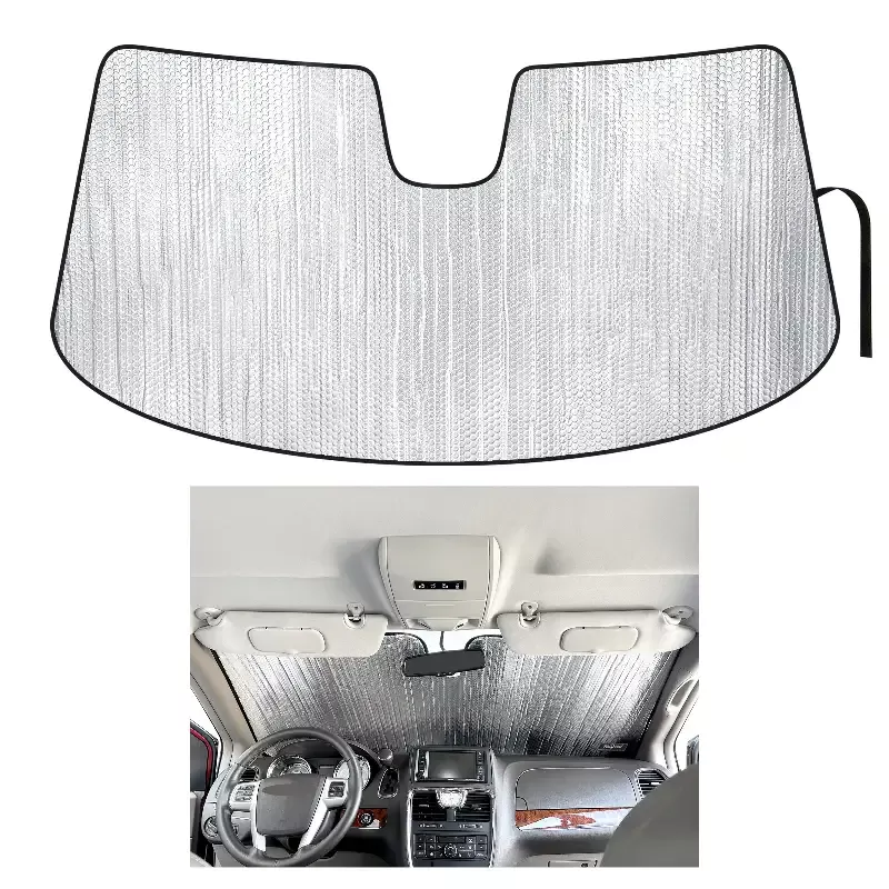 Front Windshield Sunshade for 2008-2018 Chrysler Town & Country Minivan