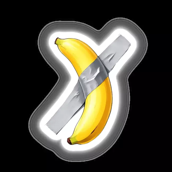 Funny Banana Taped Art