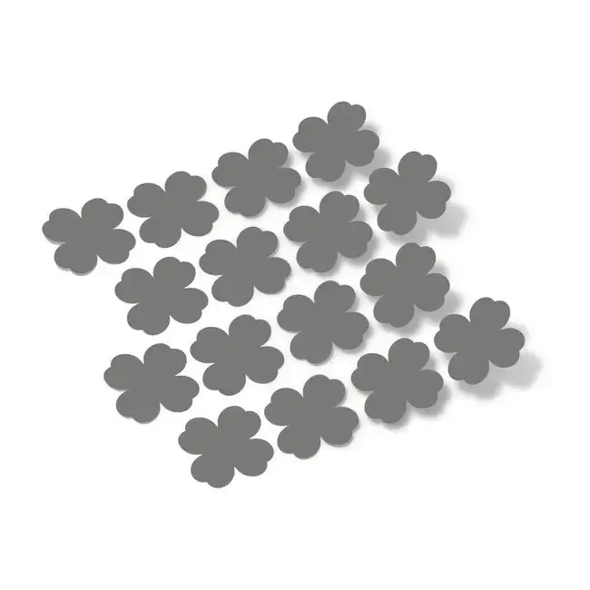 Grey Shamrock Vinyl Wall Decals