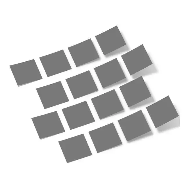 Grey Squares Vinyl Wall Decals