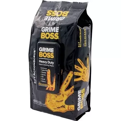 Grime Boss Cleaning Wipes 60 pk