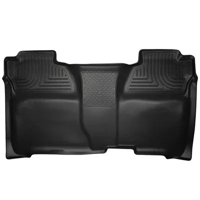 Husky Liners WeatherBeater 2nd Seat Floor Liner 19231 (Full Coverage) for 2014-19 Silverado/Sierra 1500/2500HD/3500HD