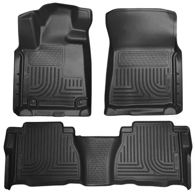 Husky Liners WeatherBeater Front & 2nd Seat Floor Liners for 2007-11 Tundra