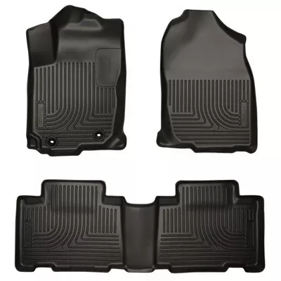 Husky LIners WeatherBeater Front & 2nd Seat Floor Liners 98971 for 2013-18 RAV4