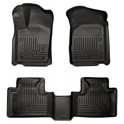 Husky LIners WeatherBeater Front & 2nd Seat Floor Liners 99051 for 2011-15 Durango/Grand Cherokee