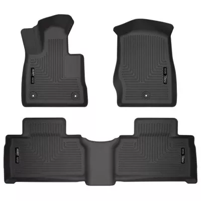 Husky LIners WeatherBeater Front & 2nd Seat Floor Liners 99321 for 2020-21 Ford Explorer