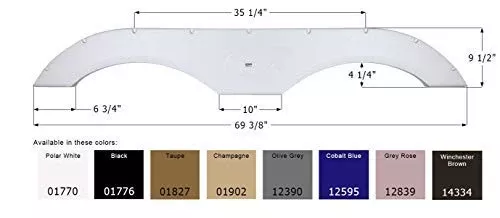 Icon Tandem Fender Skirt Fs1770 (Taupe)