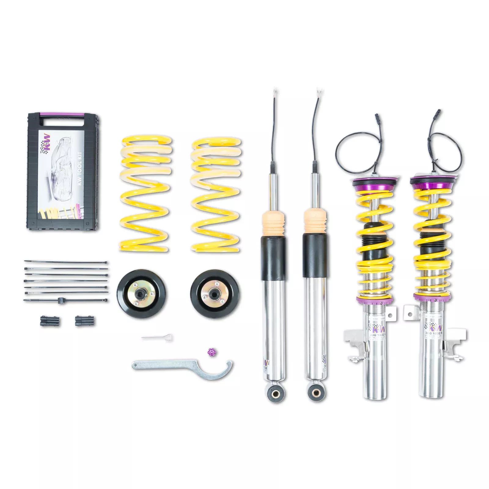 KW Suspensions 39030001 KW DDC P&P Coilover Kit - Ford Focus RS 2016+