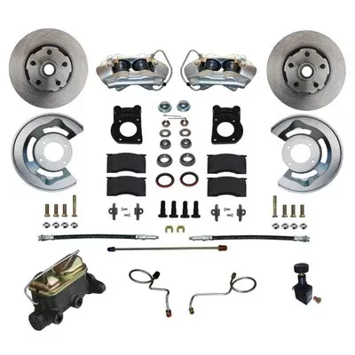 LEED Brakes Manual Disc Brake Conversion 67-69 Ford - 4 Piston