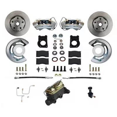 LEED Brakes Manual Front Disc Brake Conversion 64.5-66 Ford - 4 Piston