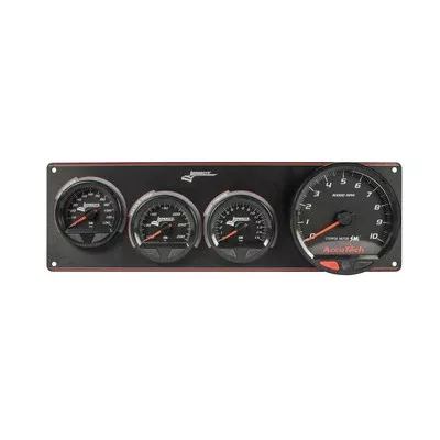 Longacre 3 Gauge Waterproof SMI Panel with Tach OP/WT/FP