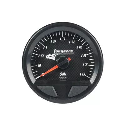 Longacre Waterproof SMi Volt Gauge 8-18v