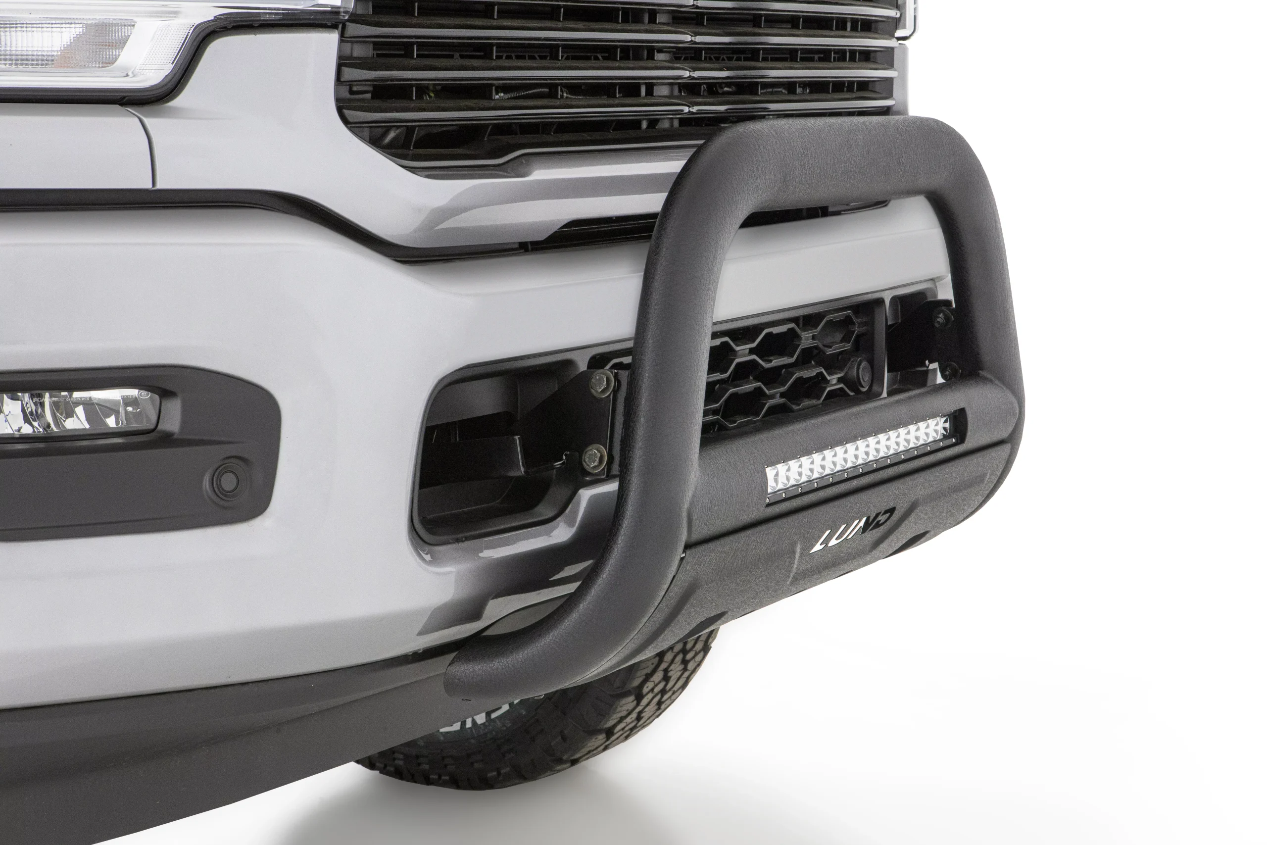 LUND 47121213 Bull Bar With Led Light Bar-Black