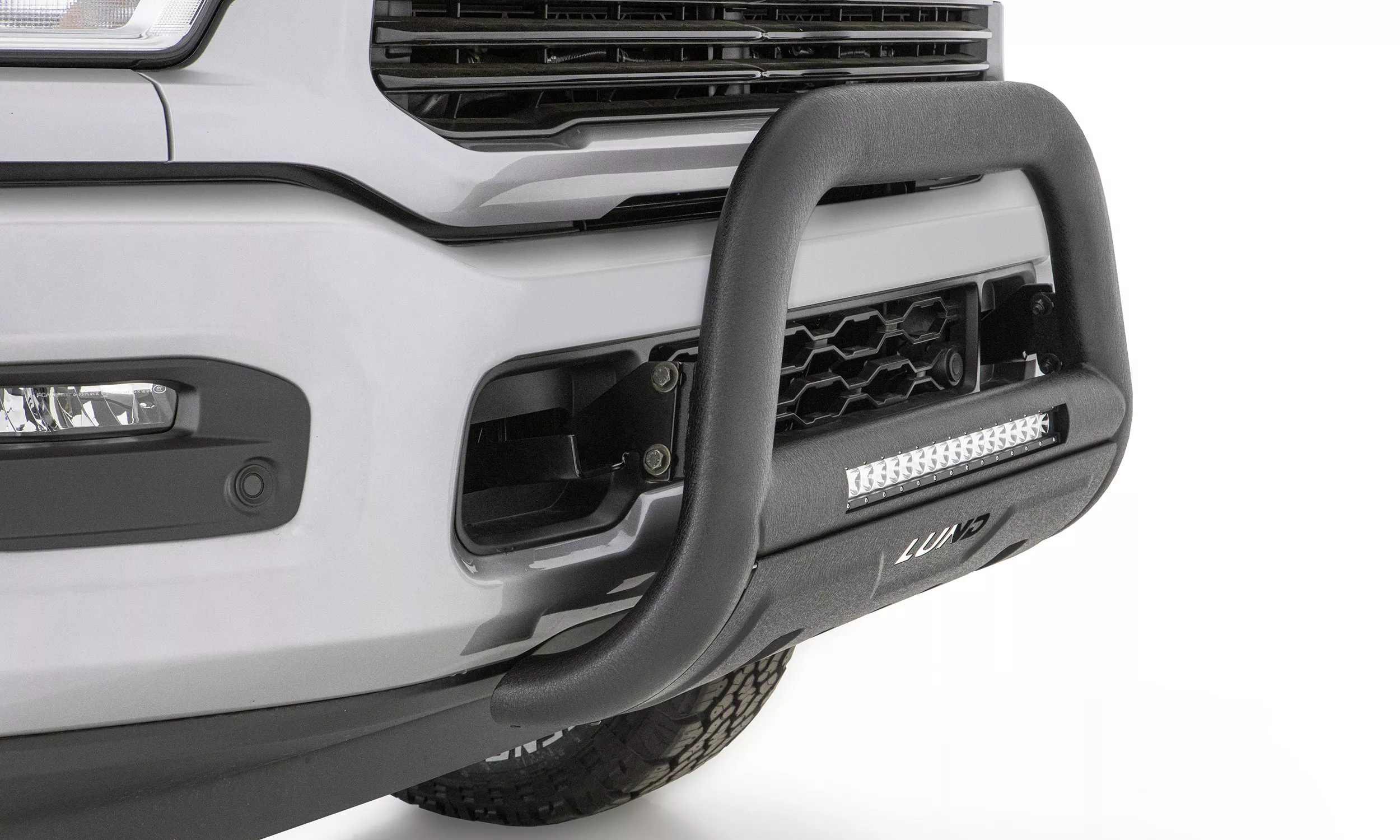 LUND 47121214 Bull Bar With Led Light Bar-Black