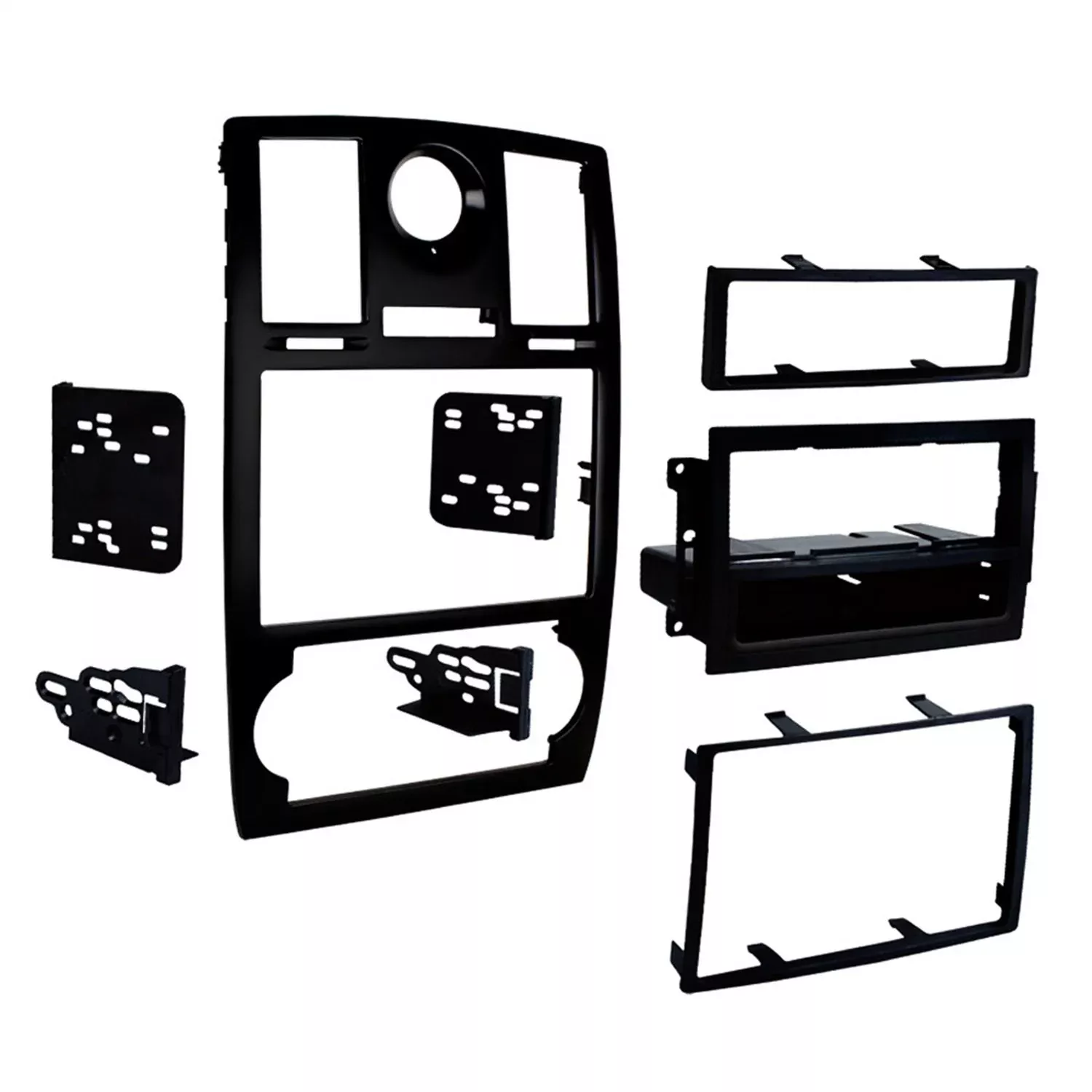 Metra 99-6516B Single/Double Din Mounting Kit With Oem Bezel For 2005-07 Chrysler 300 Vehicles