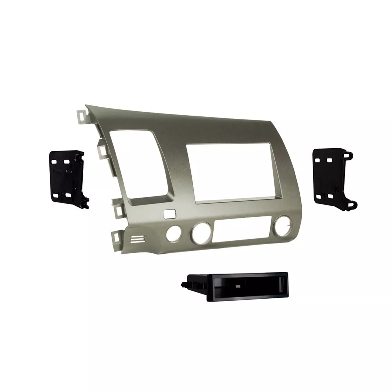 Metra 99-7871T Single Din/Double Din Installation Kit For 2006-Up Honda Civic Vehicles Taupe Gray
