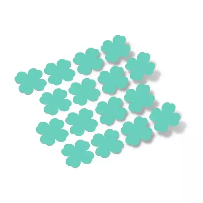 Mint Green Shamrock Vinyl Wall Decals