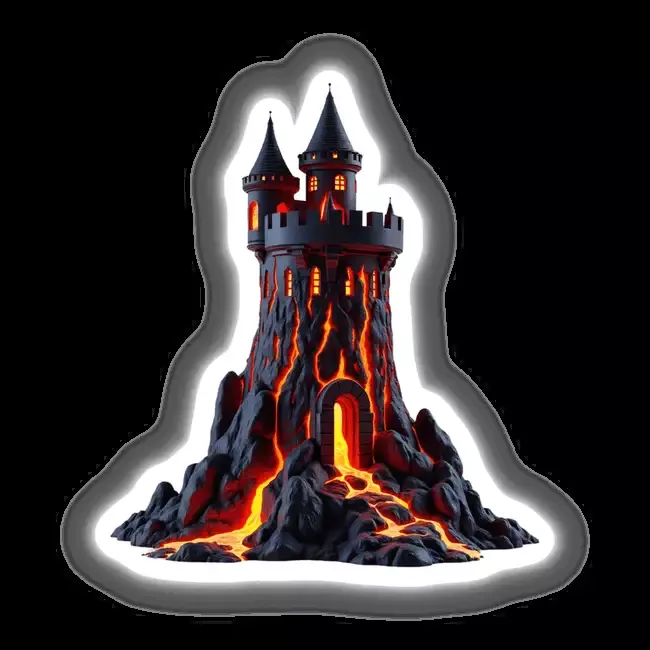 Molten Lava Castle Tower