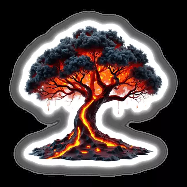 Molten Lava Tree