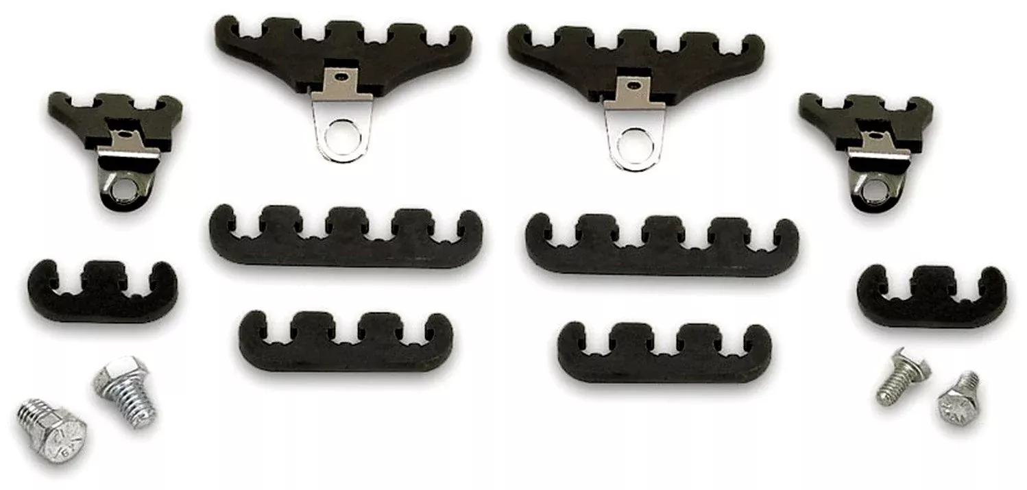 Moroso - 72195 Wire Loom Kit,Under Header , Black