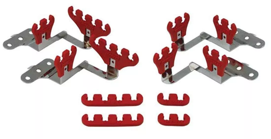 Moroso Wire Loom Kit,Cntrblt,Red (72141)
