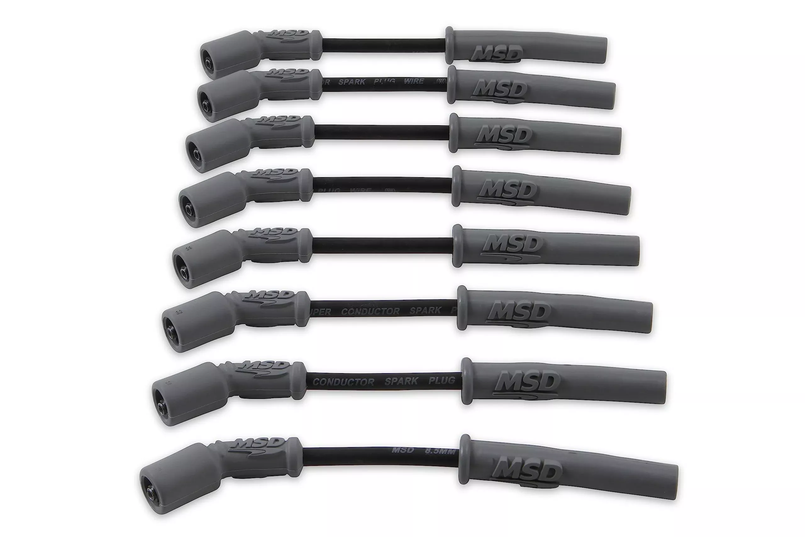 Msd 32813 Super Conductor Spark Plug Wire Set, Black