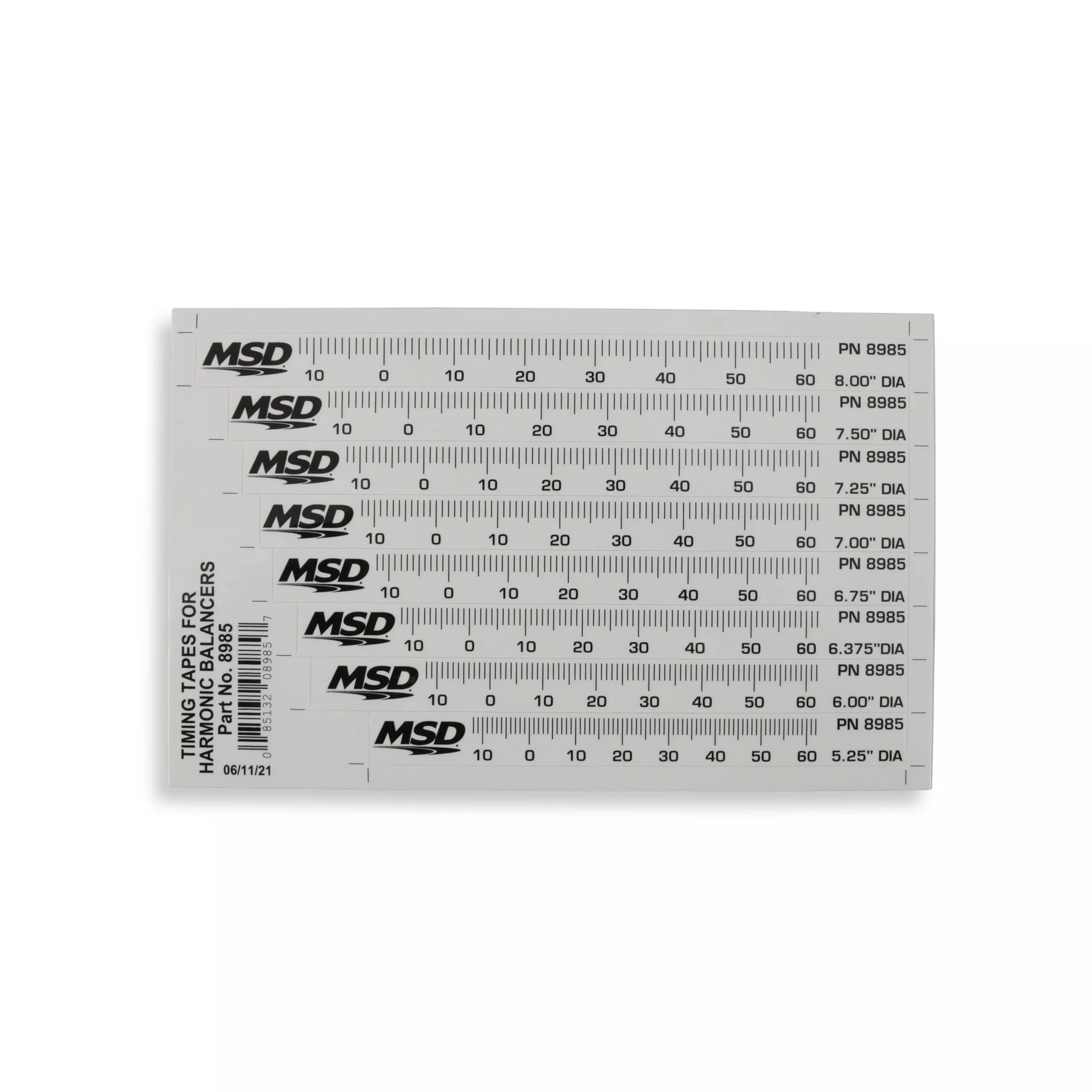 Msd 8985 Timing Tapes For Harmonic Balancers