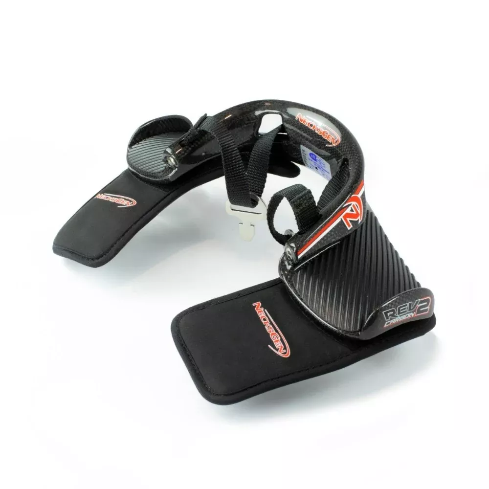 NecksGen REV2 Carbon Head and Neck Restraint - Medium 3"