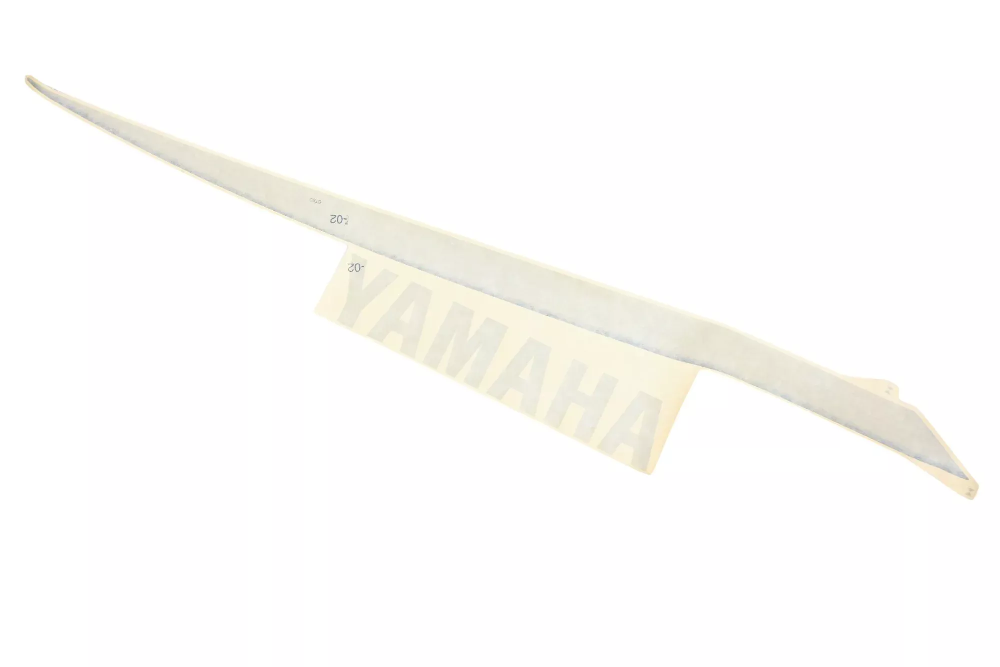 New OEM Yamaha F0R-U417J-40-00 Blue Righthand Graphic #8 Decal NOS