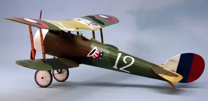 Nieuport Rubber/Electric Powered 35″ Wingspan