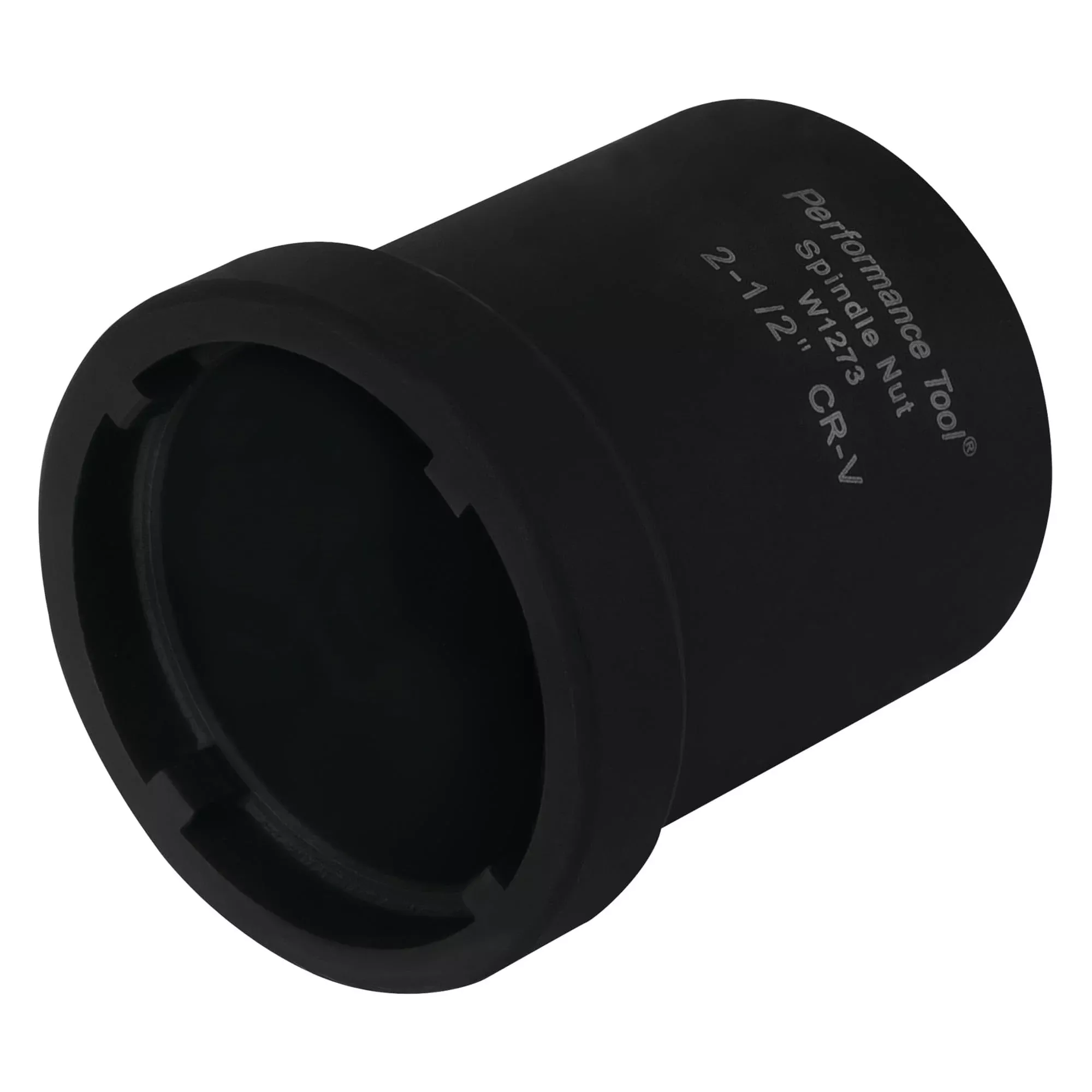 Performance Tool W1273 2-1/2" Lock Nut Socket, 1/2" Drive, Metal, Black