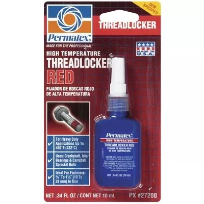 Permatex High Temperature Threadlocker Red