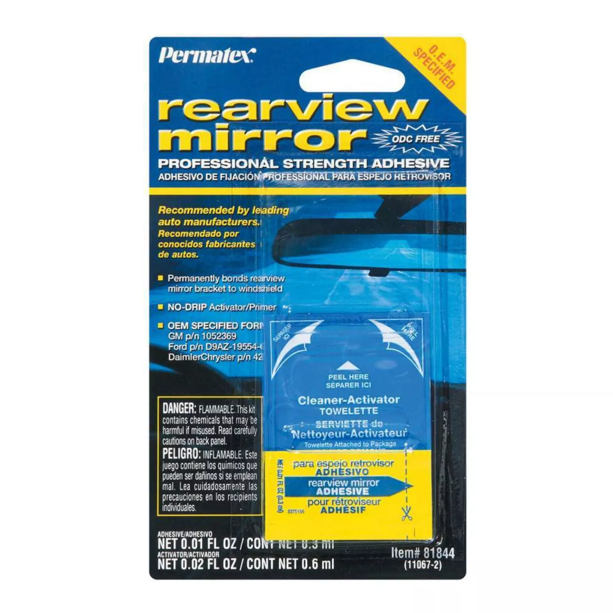 Permatex Rearview Mirror Adhesive