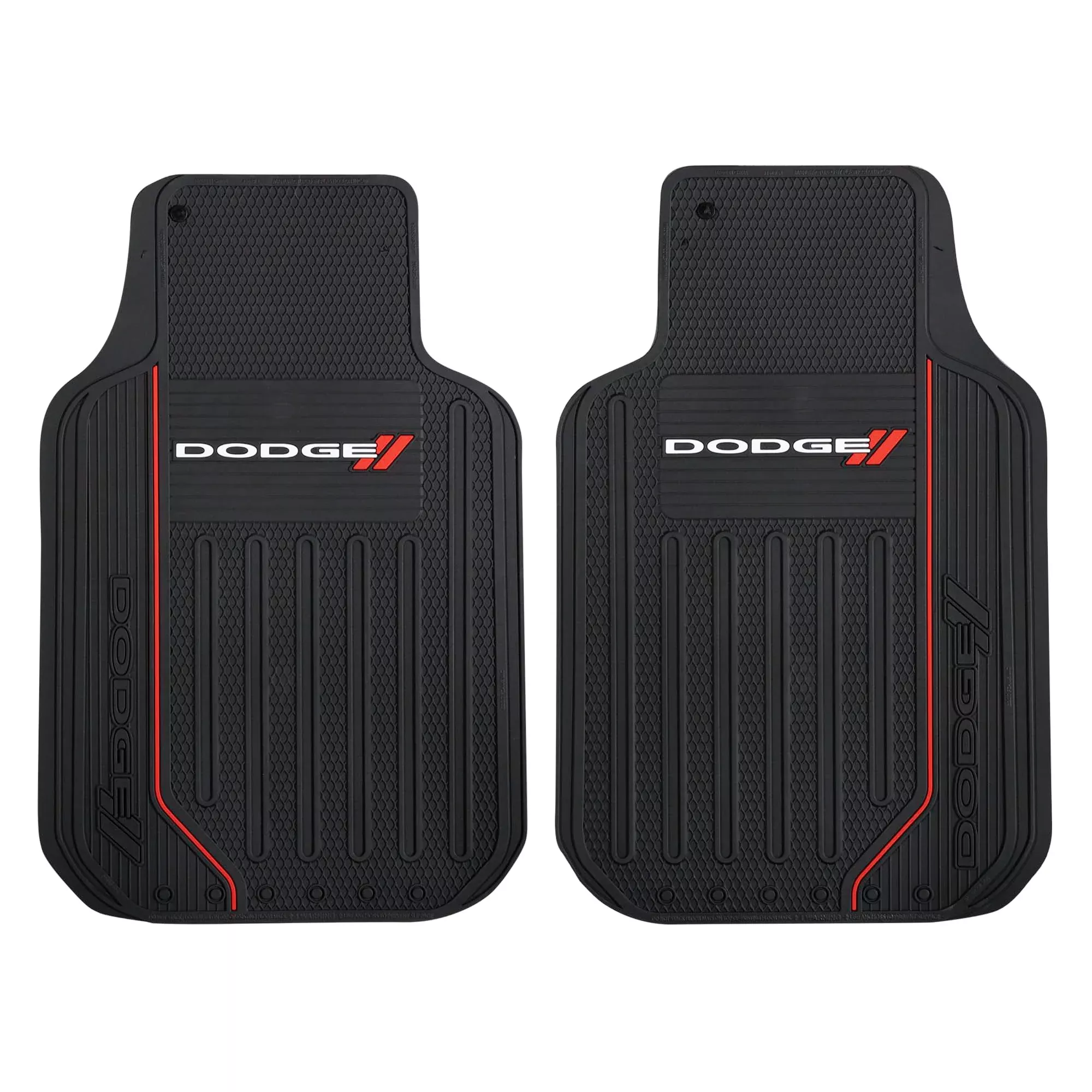 Plasticolor Elite 'Dodge' Automotive Floor Mat Set, (001468R01), Black
