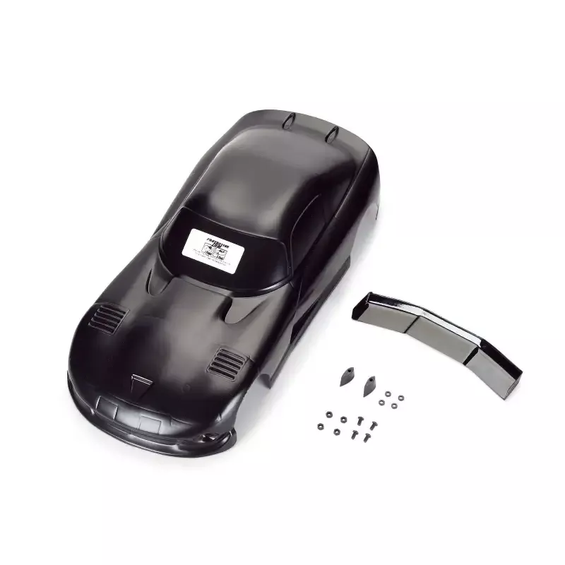 Pre-Cut 2002 Dodge Viper GTS for Losi NASCAR (Black)