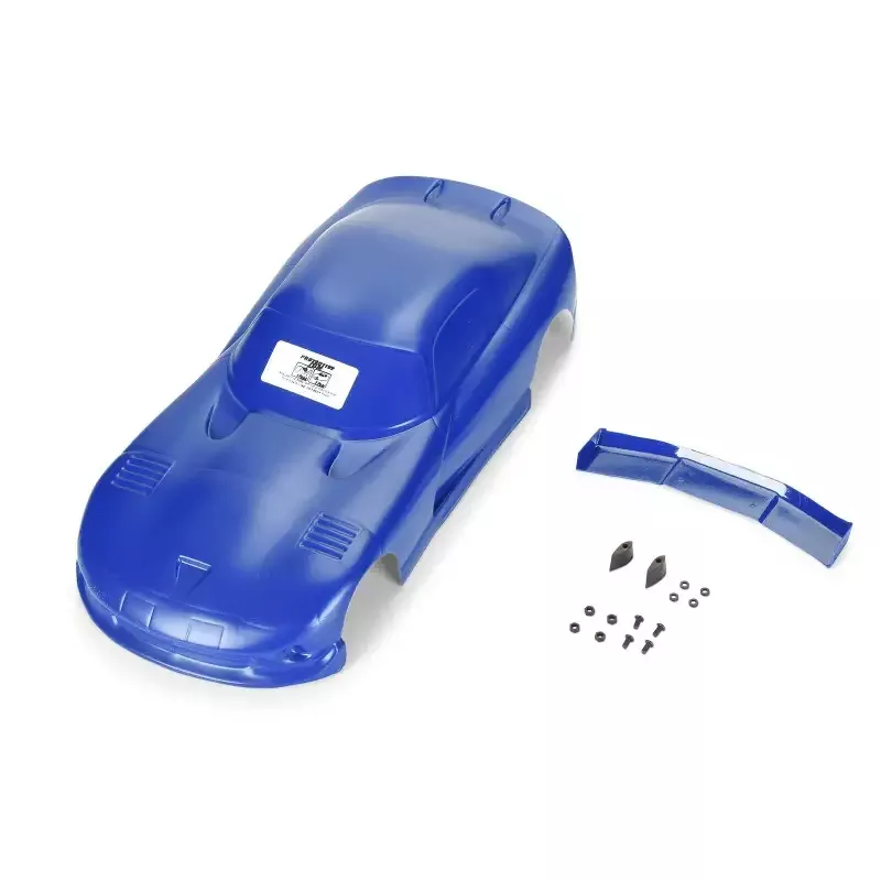 Pre-Cut 2002 Dodge Viper GTS for Losi NASCAR (Blue)