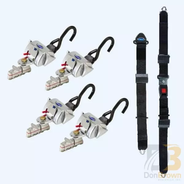 QRT Deluxe Kitfor L Track with manual lap and shoulder belt Q-8100-A-L