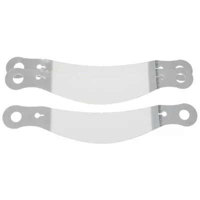 Racing Optics 10208CP - 2 mil Perimeter Seal Laminated Tear-Offs XStack™ 10 (Clear) - Bell 287, Zamp, RJS