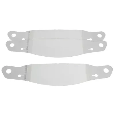 Racing Optics 10217CP - 2 mm Perimeter Seal Laminated Tear-Offs XStack™ 10 (Clear) - Arai, Bell, HJC, Icon, Shoei, Stand21