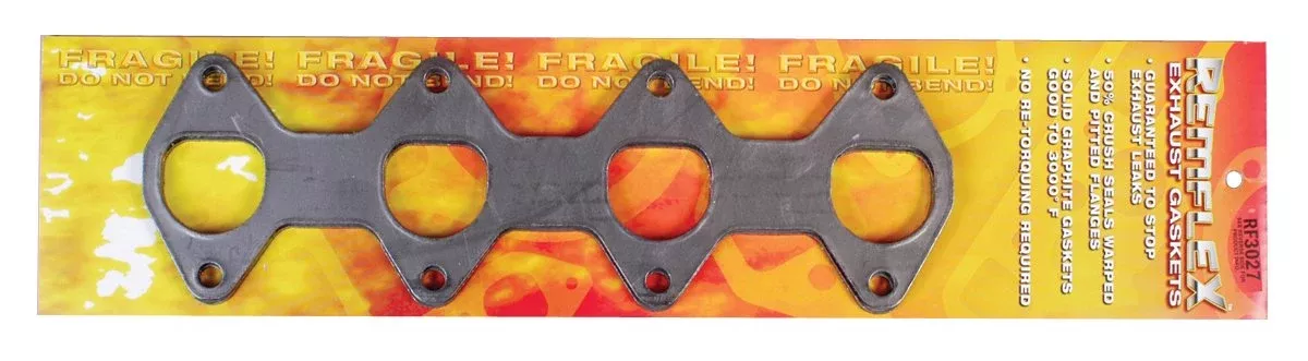Remflex 3027 Exhaust Gasket For Ford V8 Engine, (Set Of 2)