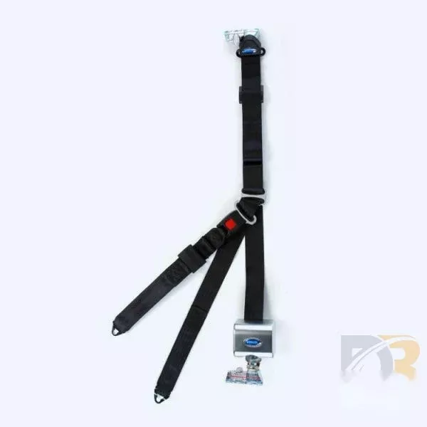 Retractable shoulder/lap belt combo assembly mounted for L Track on top and bottom Q8-6326-A1-T