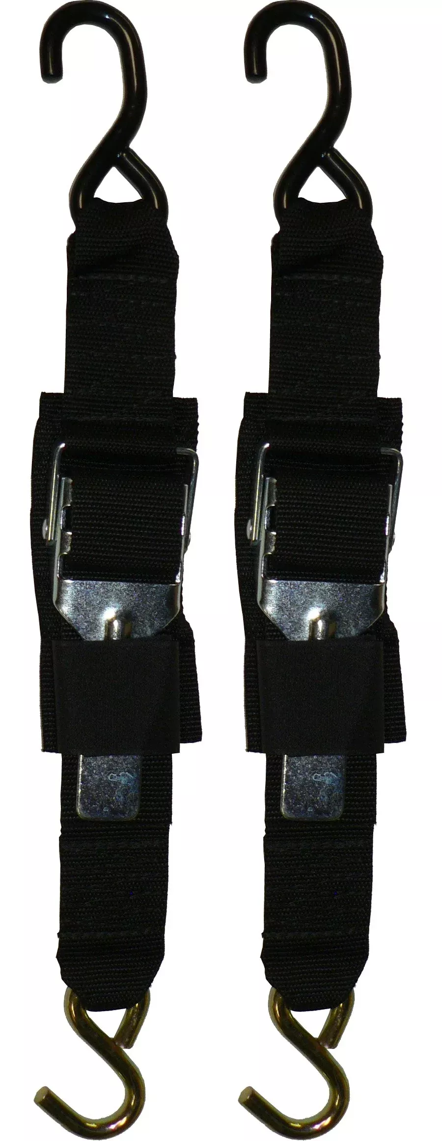 Rod Saver Paddle Buckle 2 Inch Trailer Tie-Downs (2 Feet), Pair