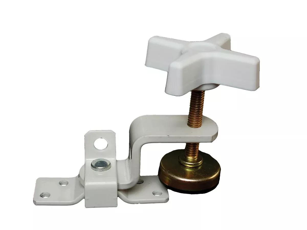Rv Designer E515, Fold-Out Bunk Clamp, White, Interior Hardware